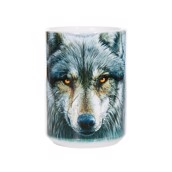 Kaffekrus med grå alfa ulv