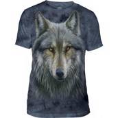 The Mountain Warrior Wolf Triblend Tee 