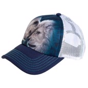 kasker med hvide løver