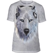 The Mountain White Wolf DJ Triblend Tee 