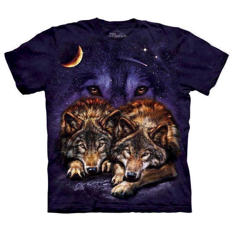 The Mountain tshirt - bluse med dyretryk