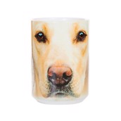 kaffekop med gul labrador