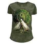 The Mountain Yin Yang Tree Tri-Blend T-shirts