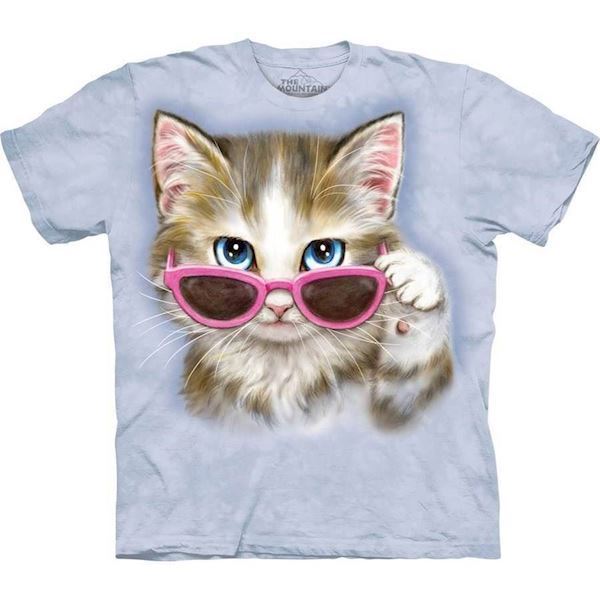 T-shirt fra The Mountain - bluse med kattemotiv